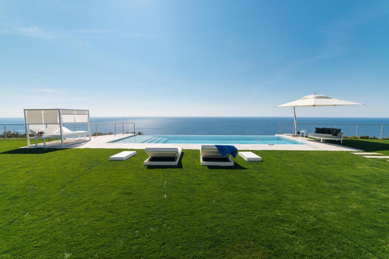 Villa Sabrina Riviera Dei Fiori A Picco Sul Mare Con Piscina Privata ,Wellness & Spa インペリア エクステリア 写真