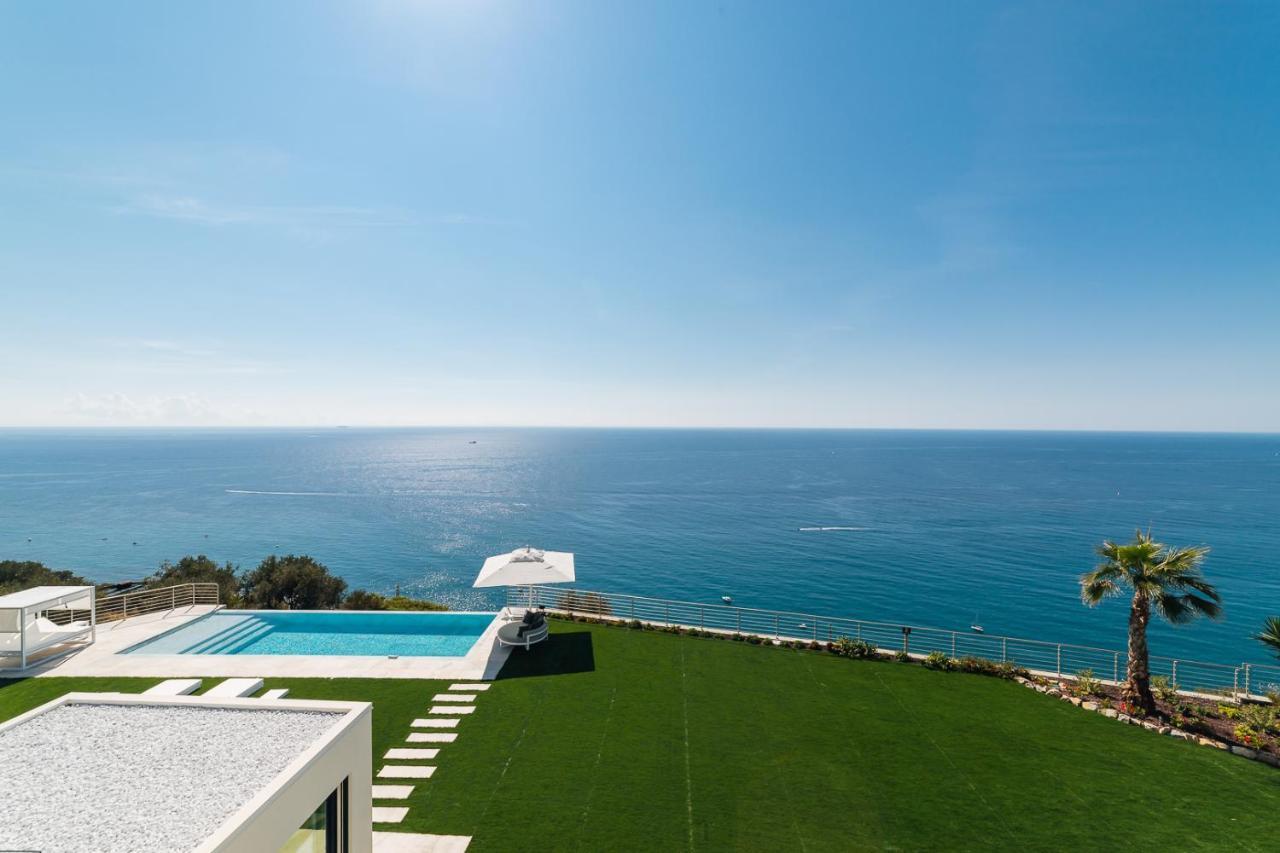Villa Sabrina Riviera Dei Fiori A Picco Sul Mare Con Piscina Privata ,Wellness & Spa インペリア エクステリア 写真